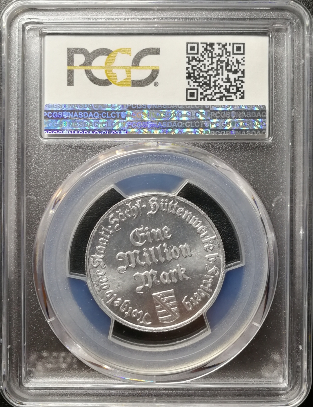 凡希社世界钱币微拍第七十五期 1923萨克森100万马克PCGS-MS66