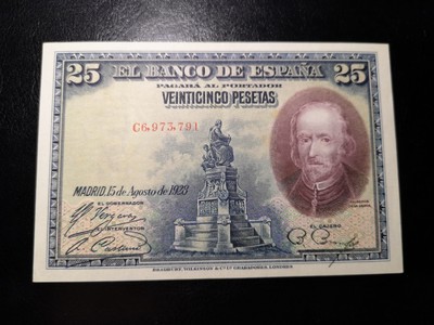 《外钞收藏家》第六十二期拍卖目录 - 西班牙1928年25、50、100比索三张 au品相