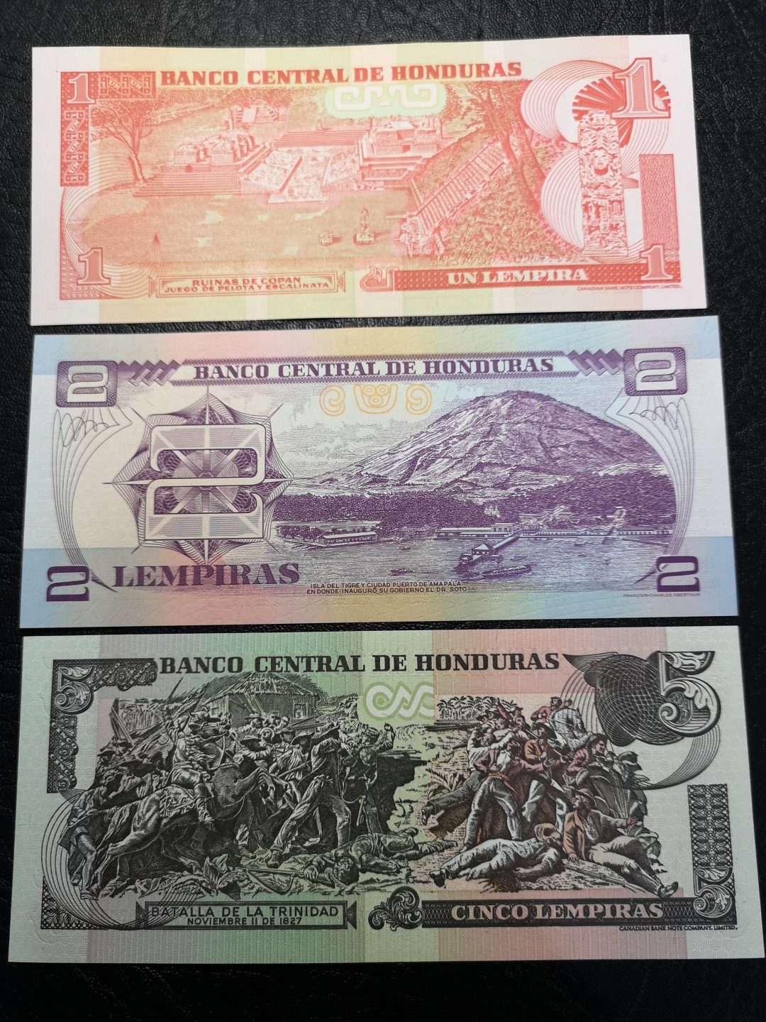 《外钞收藏家》第六十二期拍卖目录 洪都拉斯1-20五张 全新unc