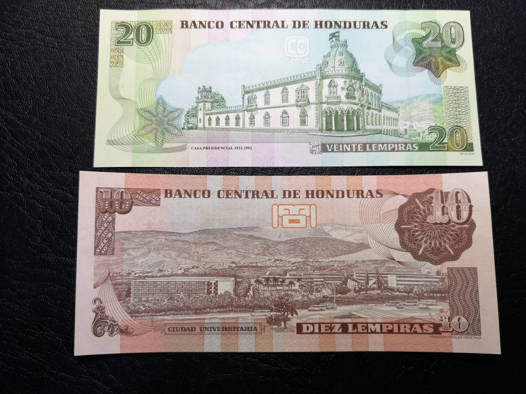 《外钞收藏家》第六十二期拍卖目录 洪都拉斯1-20五张 全新unc