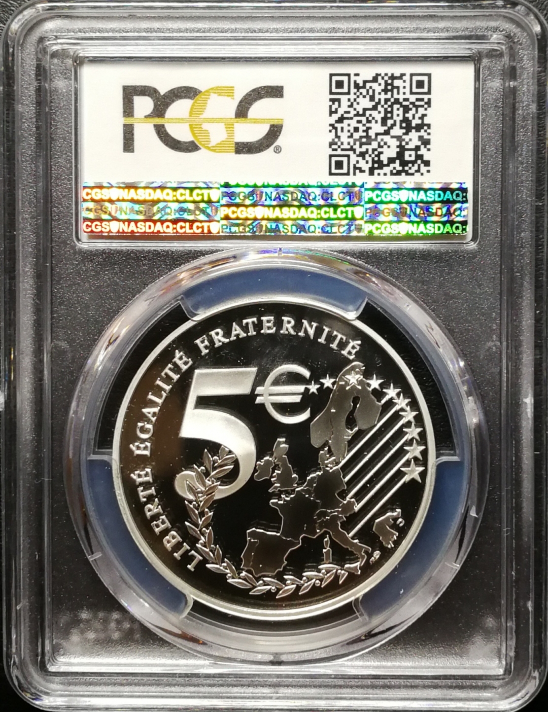 凡希社世界钱币微拍第七十五期 2002年法国金银镶嵌币PCGS-PF69DCAM