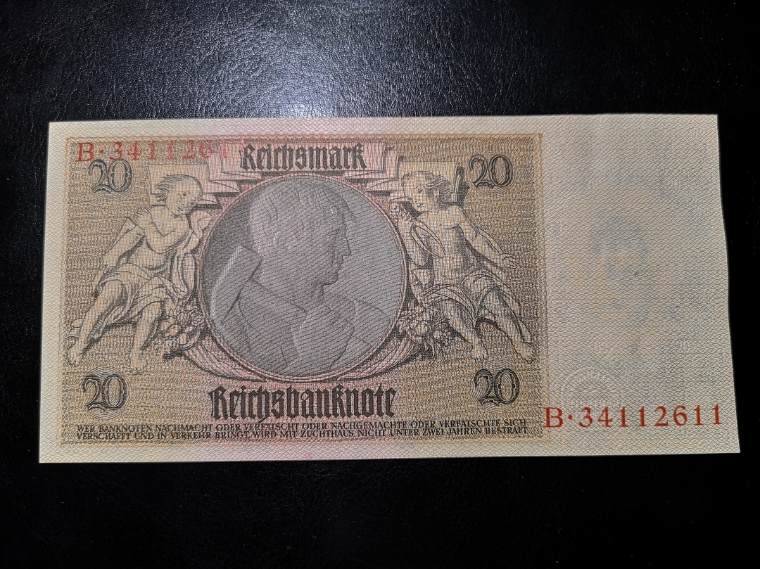 《外钞收藏家》第六十二期拍卖目录 老版德国 纸币 四张 au 及unc-品相