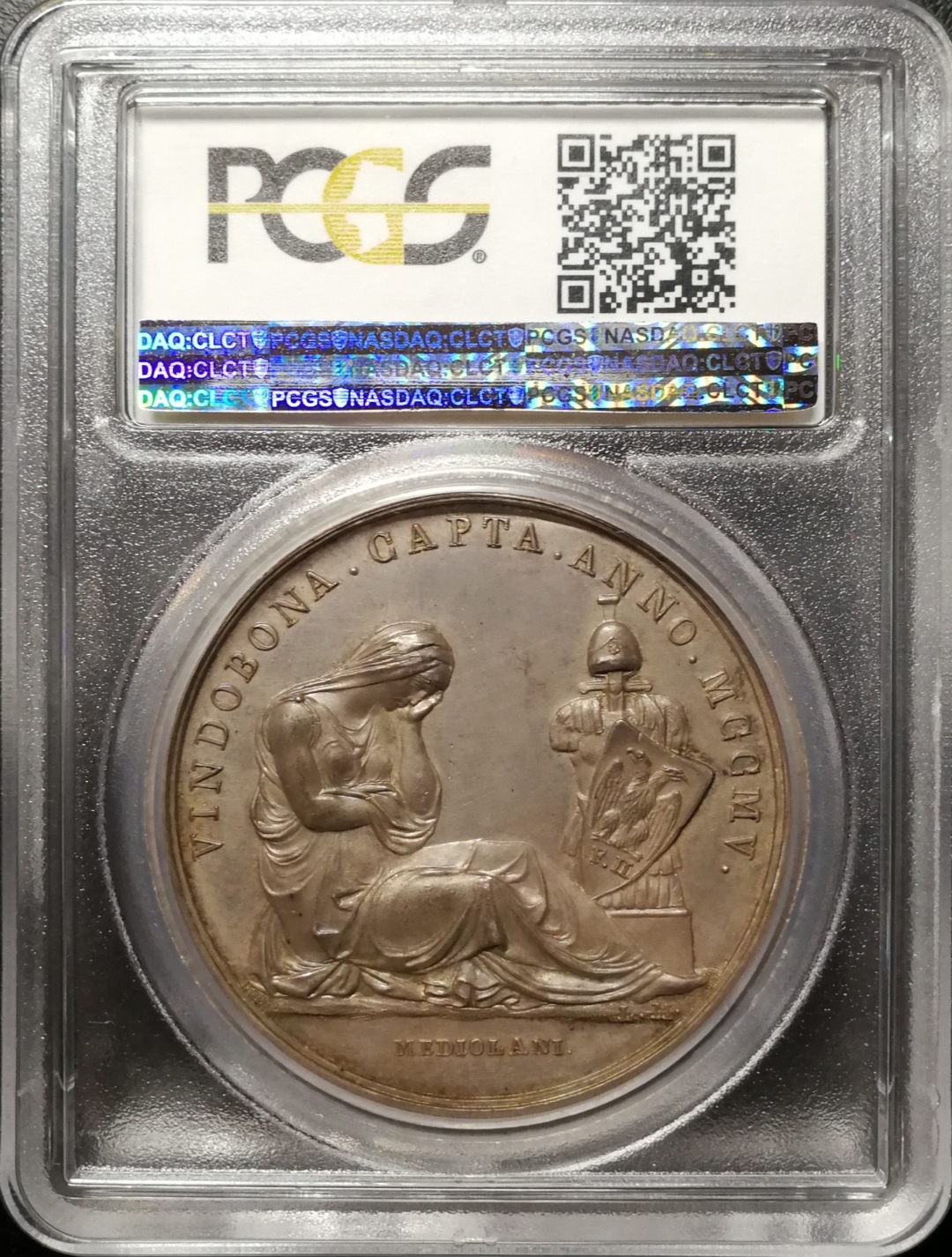 凡希社世界钱币微拍第七十五期 稀!1805拿破仑攻占维也纳原铸银章PCGS-SP64