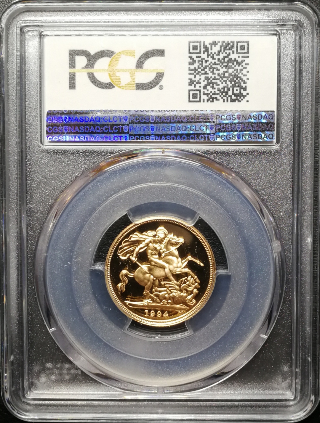 凡希社世界钱币微拍第七十五期 1994英国索维林金币PCGS-PF69DCAM
