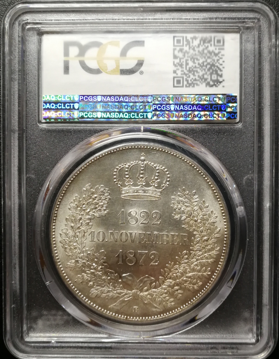 凡希社世界钱币微拍第七十五期 1872萨克森金婚2泰勒PCGS-MS64