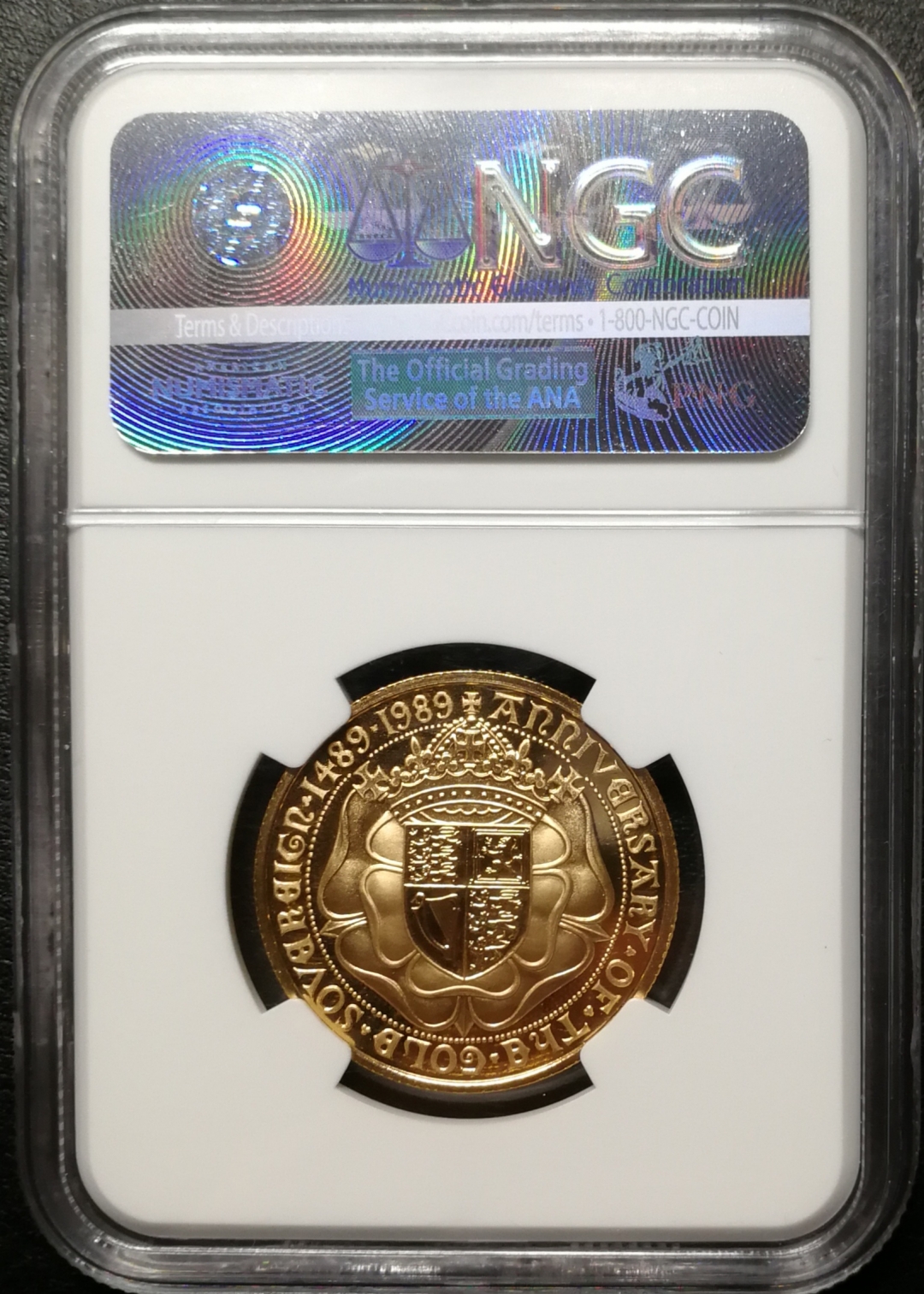 凡希社世界钱币微拍第七十五期 1989英国2索维林纪念金币NGC-PF67UC