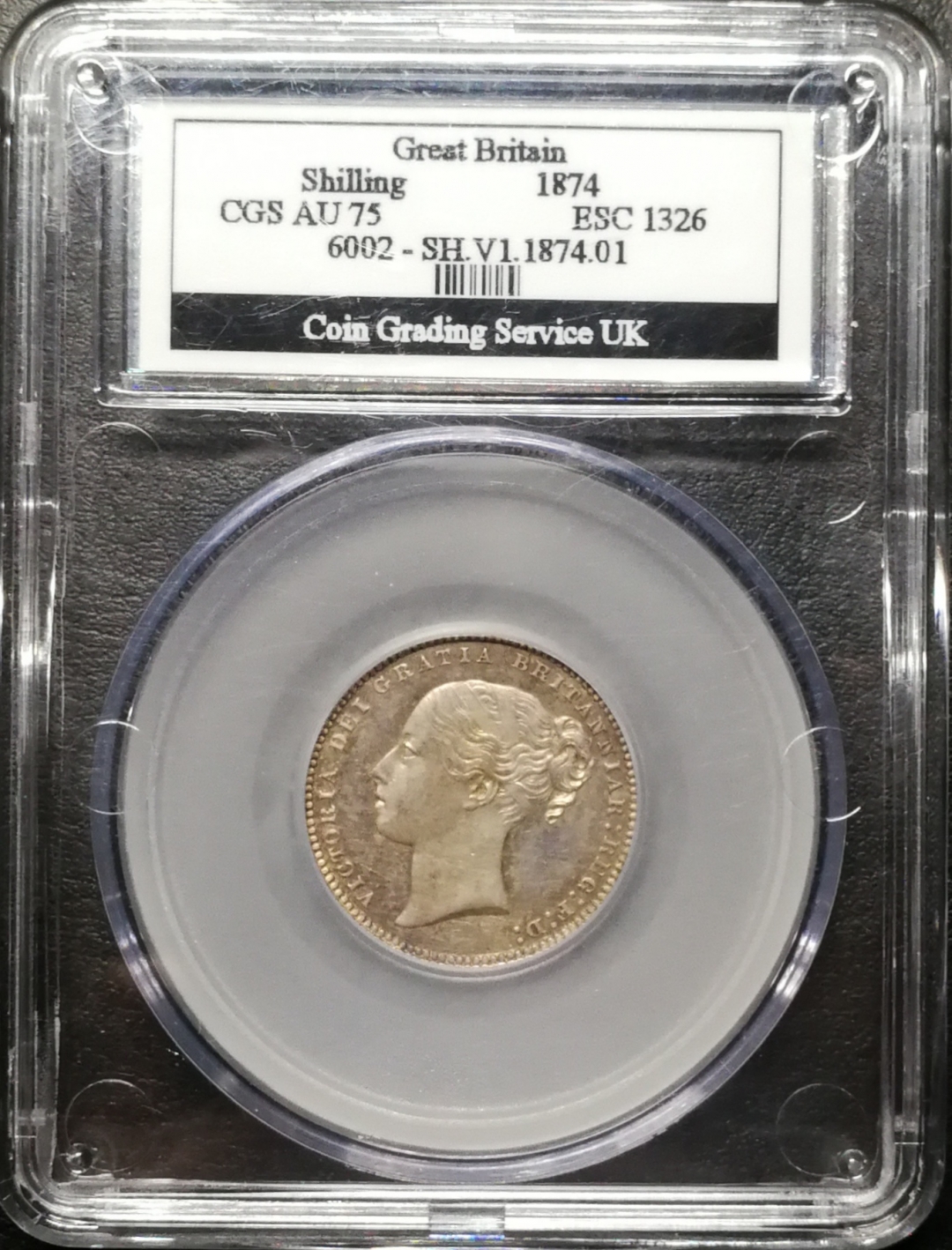 凡希社世界钱币微拍第七十五期 1874小维先令UNC