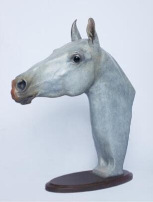 雕塑与币章 马头