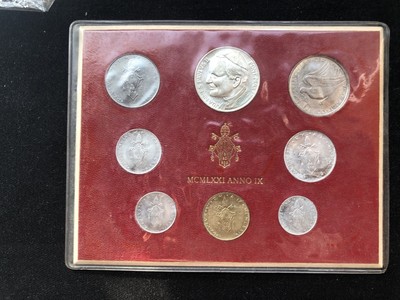 【币观天下】第五十四期拍卖【新年前最后一期】 - 【梵蒂冈】卡册套装【包含银币一枚】
