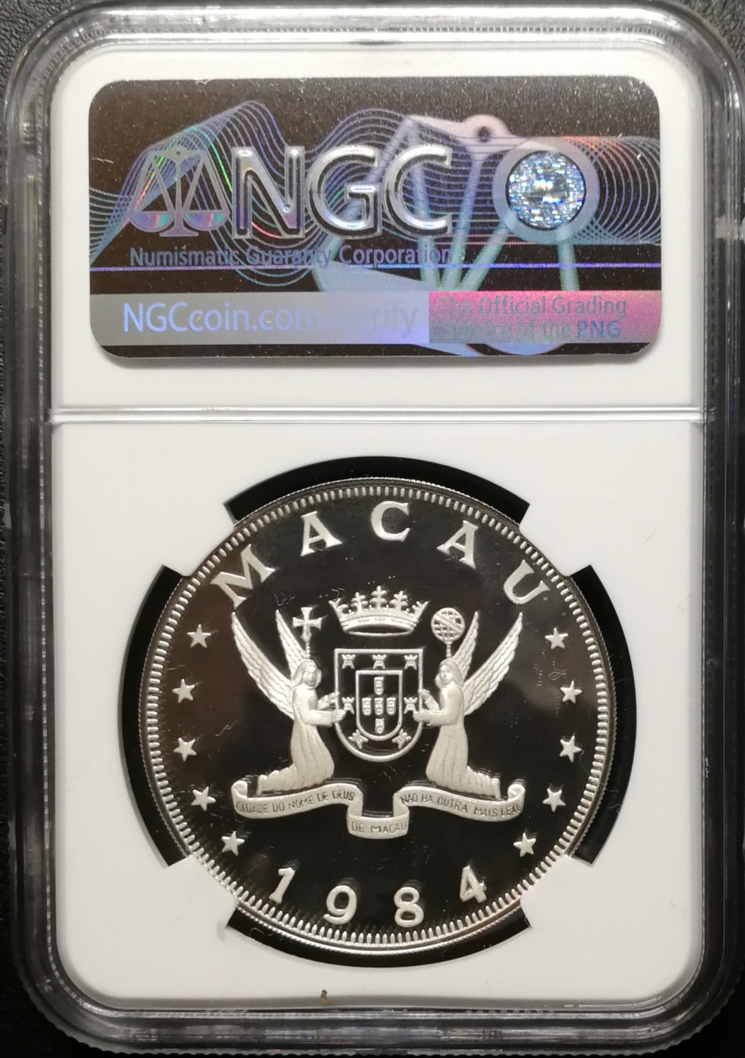 凡希社世界钱币微拍第七十六期 1984澳门鼠年100元银币NGC-PF69UC