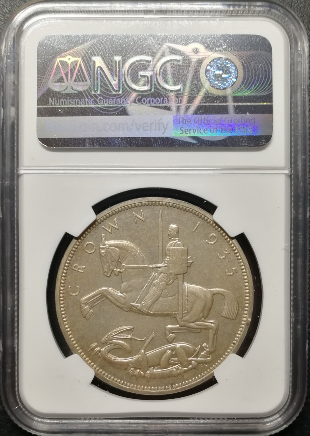 凡希社世界钱币微拍第七十六期 1935乔五木马马剑NGC-SP64