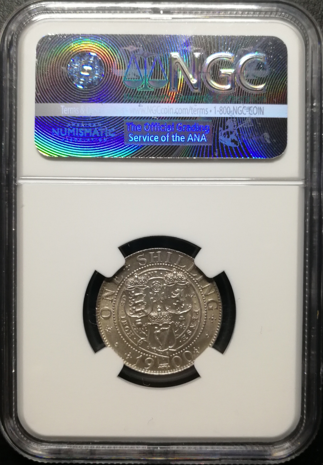 凡希社世界钱币微拍第七十六期 1900老维先令NGC-MS62