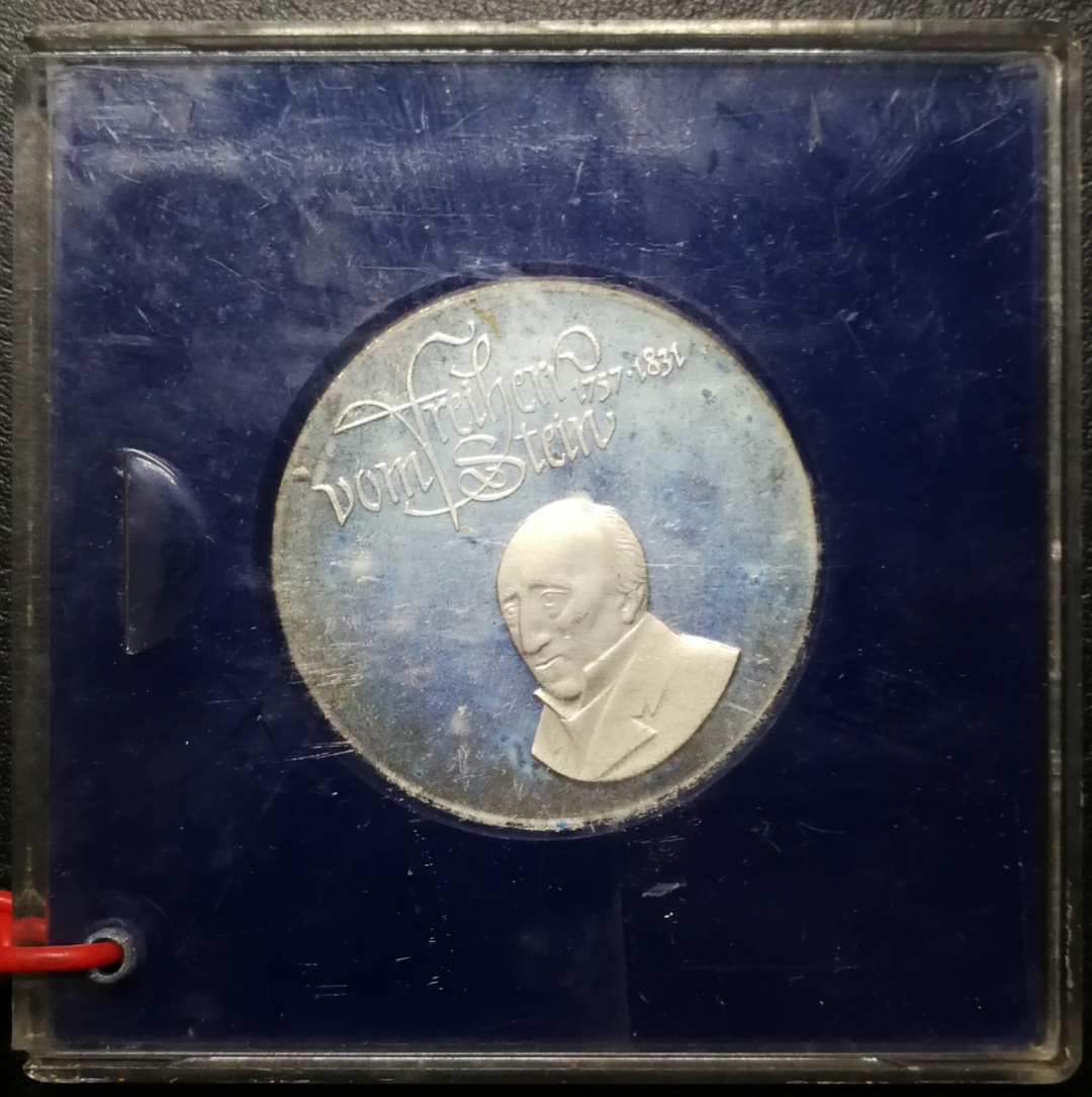 凡希社世界钱币微拍第七十六期 1981东德斯坦因20马克PROOF原盒铅封