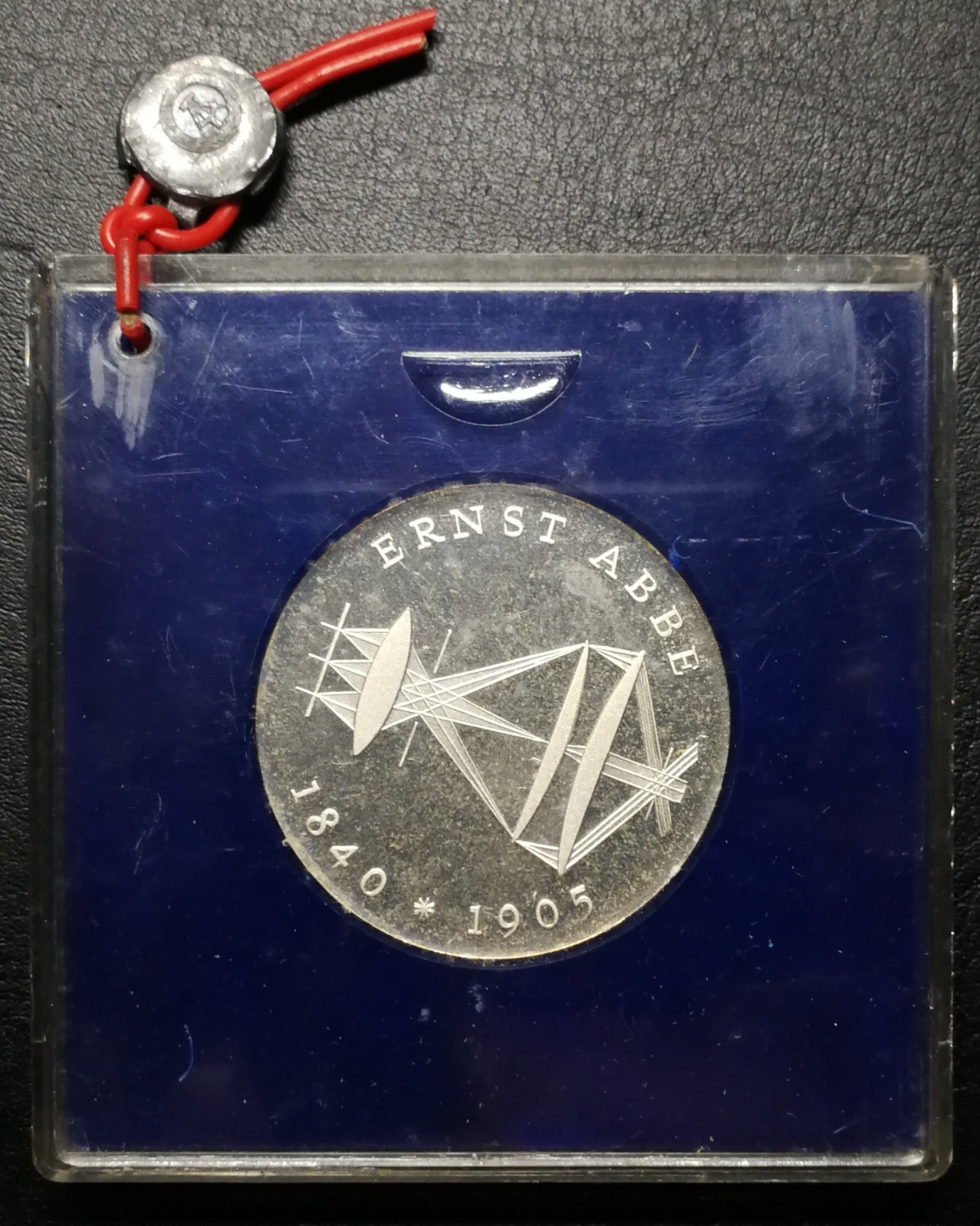 凡希社世界钱币微拍第七十六期 稀!1980东德恩斯特卡尔阿贝20马克PROOF原盒铅封