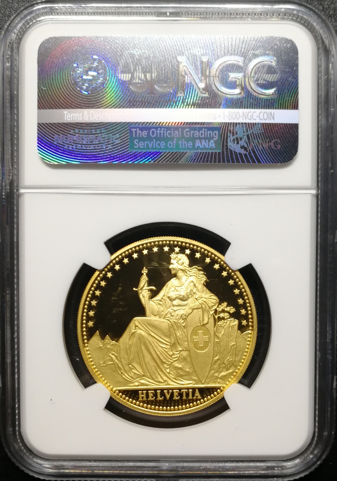 凡希社世界钱币微拍第七十六期 1986瑞士永恒誓言UNZE金币NGC-PF68UC