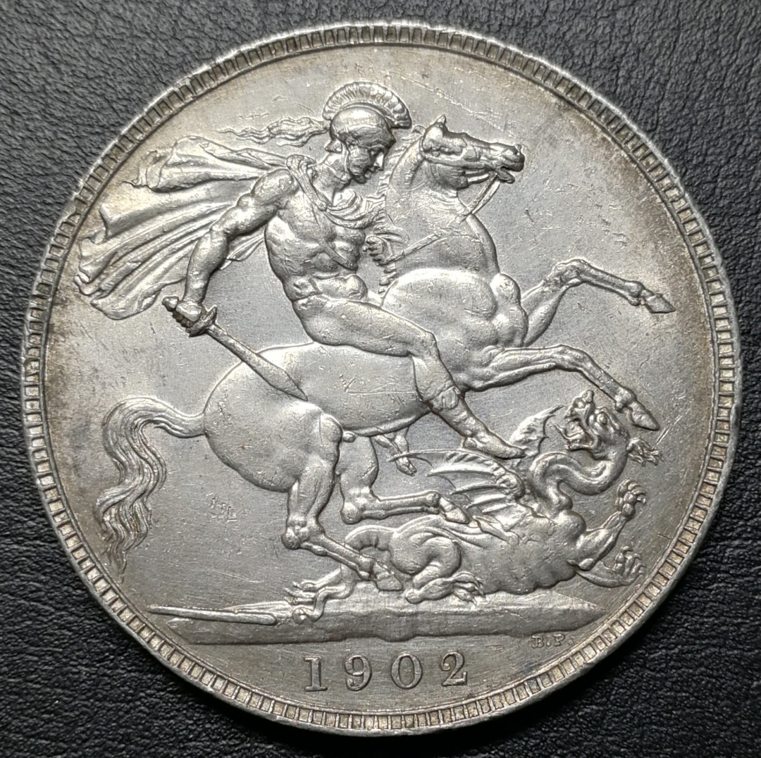 凡希社世界钱币微拍第七十六期 1902爱七马剑大银AU