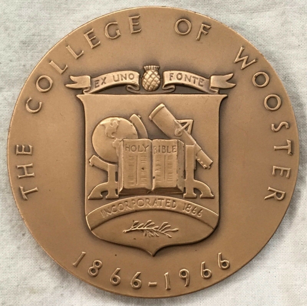 新春之拍——外章专场 美国伍斯特学院100周年纪念奖章，1966年。