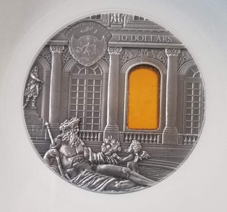 【随心拍】现代金银币拍卖第七期 PCGS69-帕劳2009年蒂凡尼艺术2盎司镶嵌银币