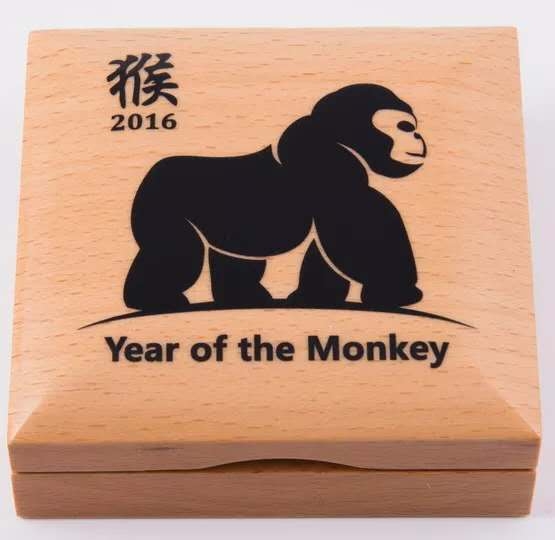 【随心拍】现代金银币拍卖第七期 蒙古2016年猴年500高浮雕精制银币