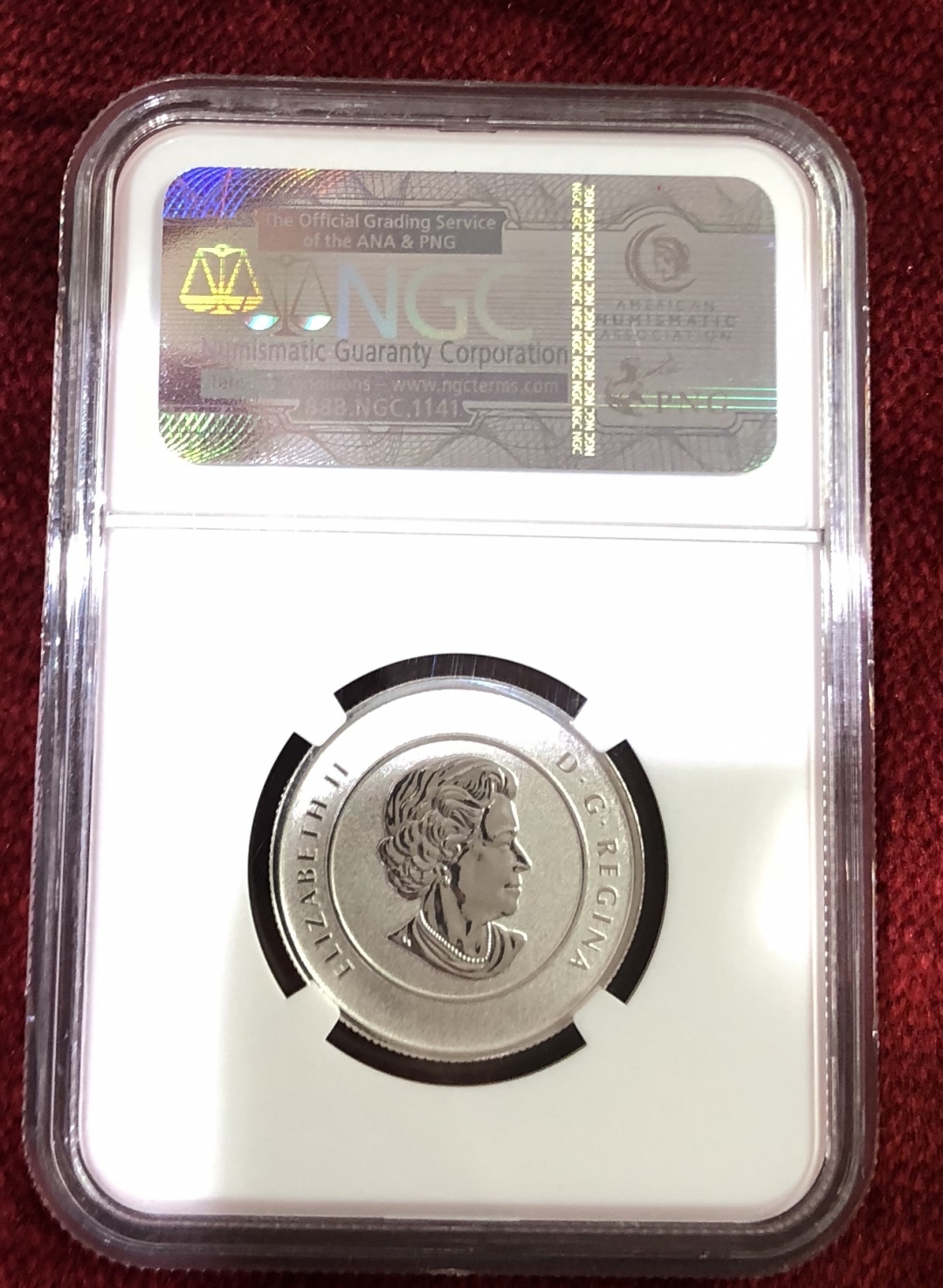 【随心拍】现代金银币拍卖第八期 NGC69分 加拿大2013 20FOR20 冰球银币