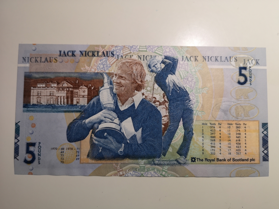 《外钞收藏家》第六十三期拍卖 苏格兰2005年5镑unc