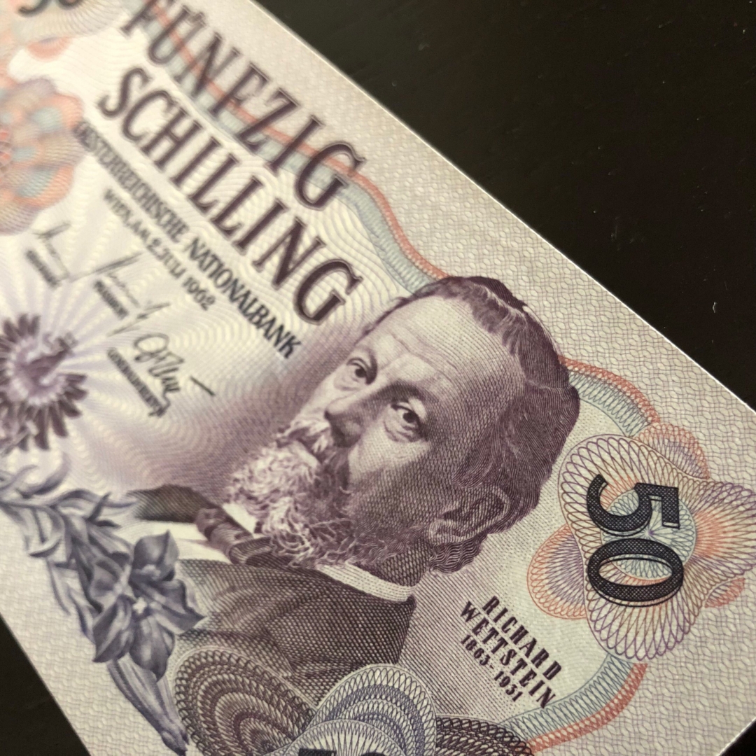 收藏联盟第七十八期拍卖 奥地利1962年50先令 UNC-