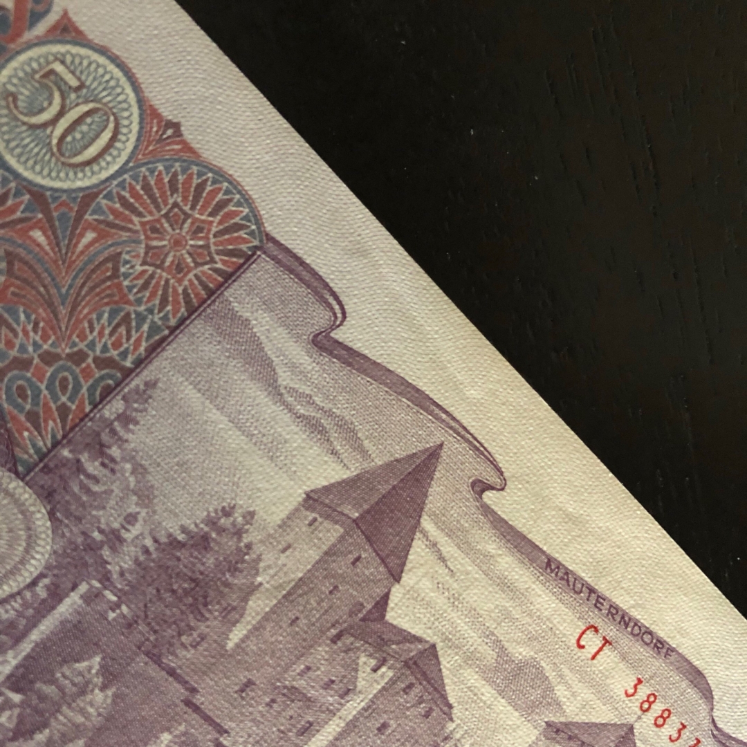 收藏联盟第七十八期拍卖 奥地利1962年50先令 UNC-