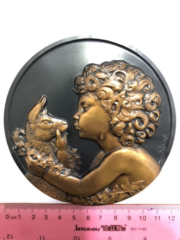 麦朵尔俱乐部成立4周年拍卖活动 法国牧童，黑色版，115mm原版