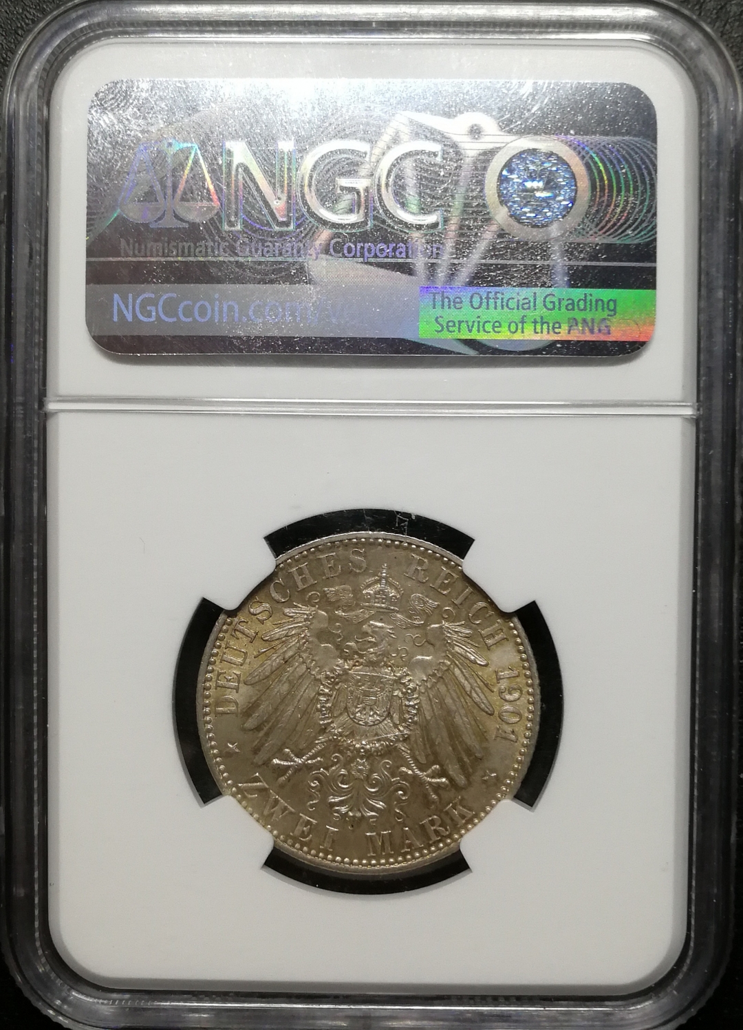 凡希社世界钱币微拍第七十八期 1901普鲁士2马克NGC-MS64