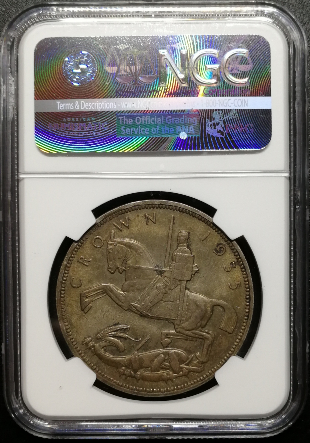 凡希社世界钱币微拍第七十八期 1935乔五木马马剑NGC-MS63