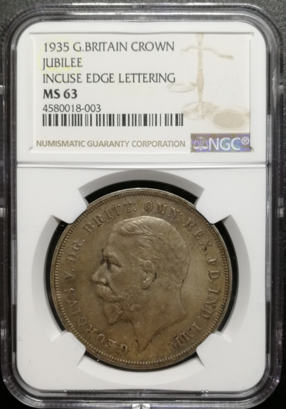 凡希社世界钱币微拍第七十八期 1935乔五木马马剑NGC-MS63