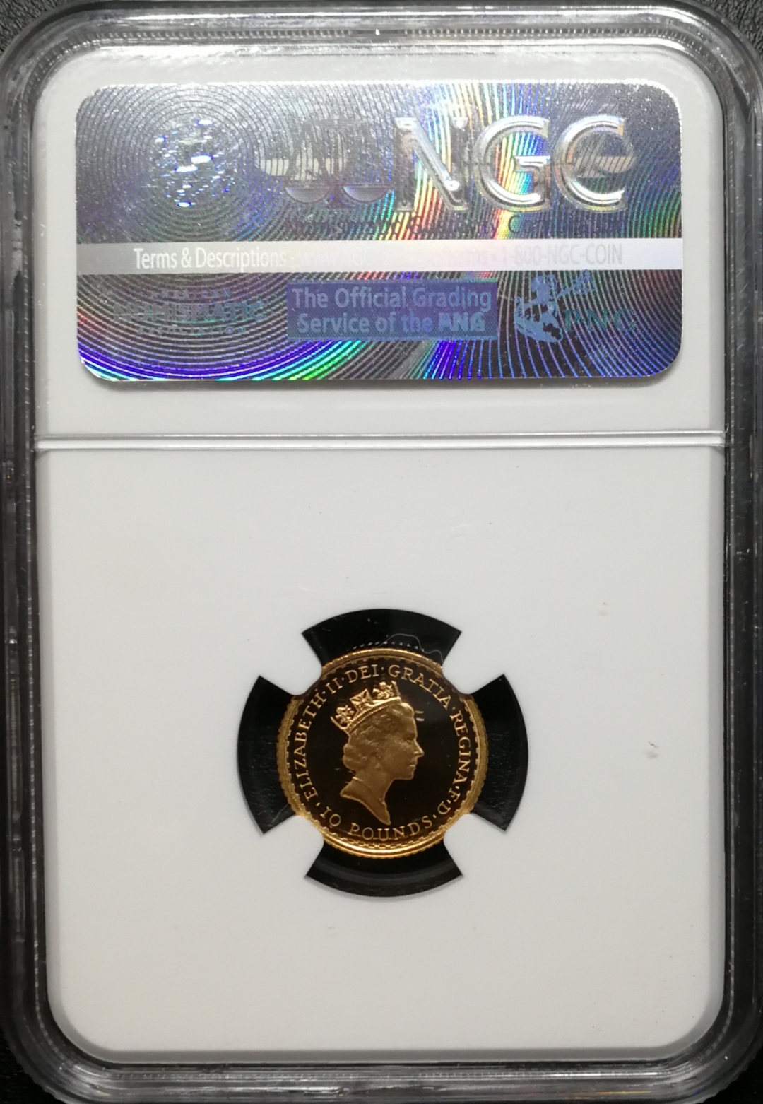 凡希社世界钱币微拍第七十八期 1987英国不列颠尼亚10金镑NGC-PF69UC