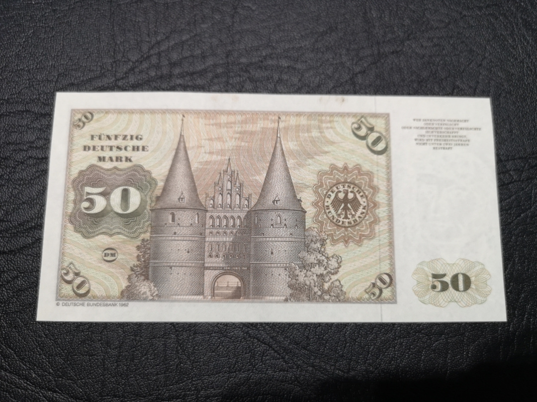 《外钞收藏家》第六十四期拍卖 西德1980年50马克 全新unc