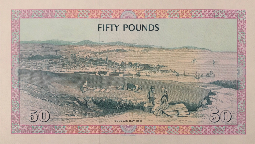 收藏联盟第七十九期拍卖 马恩50镑 UNC S/N:083715