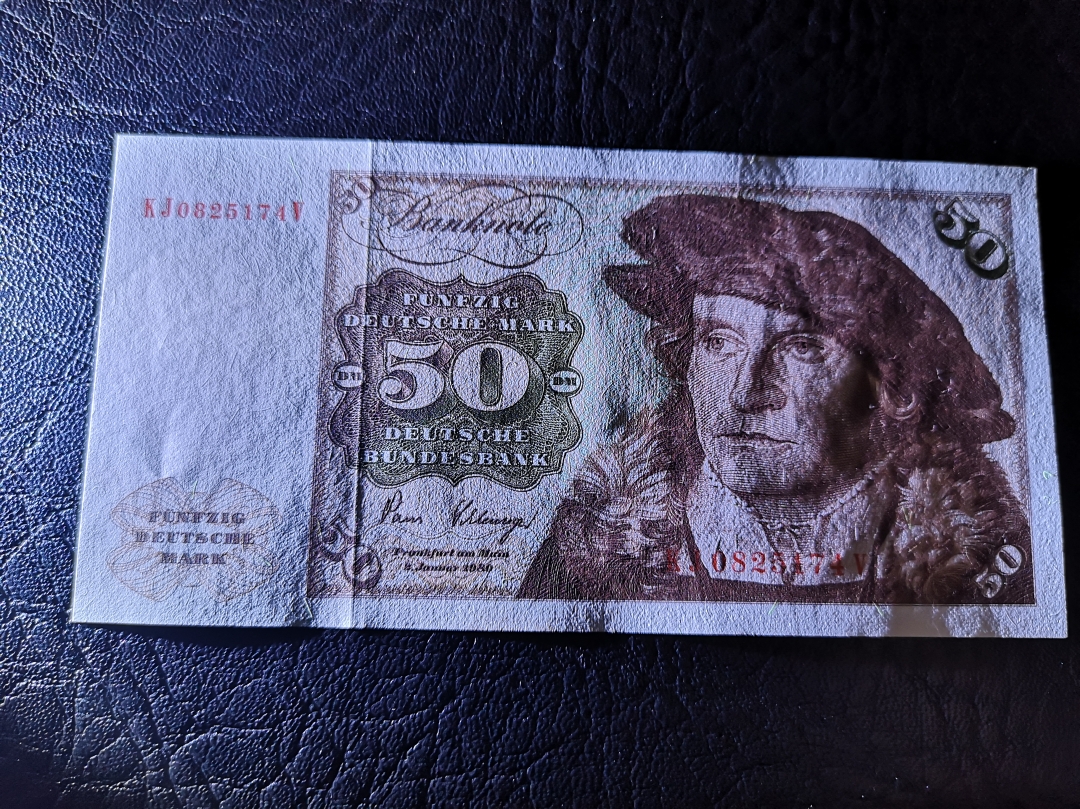 《外钞收藏家》第六十四期拍卖 西德1980年50马克 全新unc