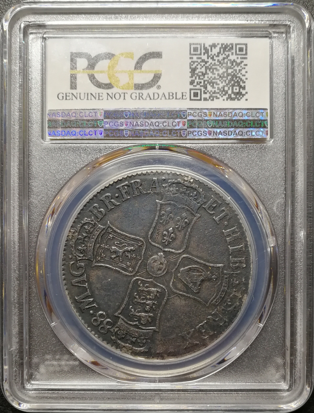 凡希社世界钱币微拍第七十九期 1688英国詹姆士二世克朗大银PCGS-XFD