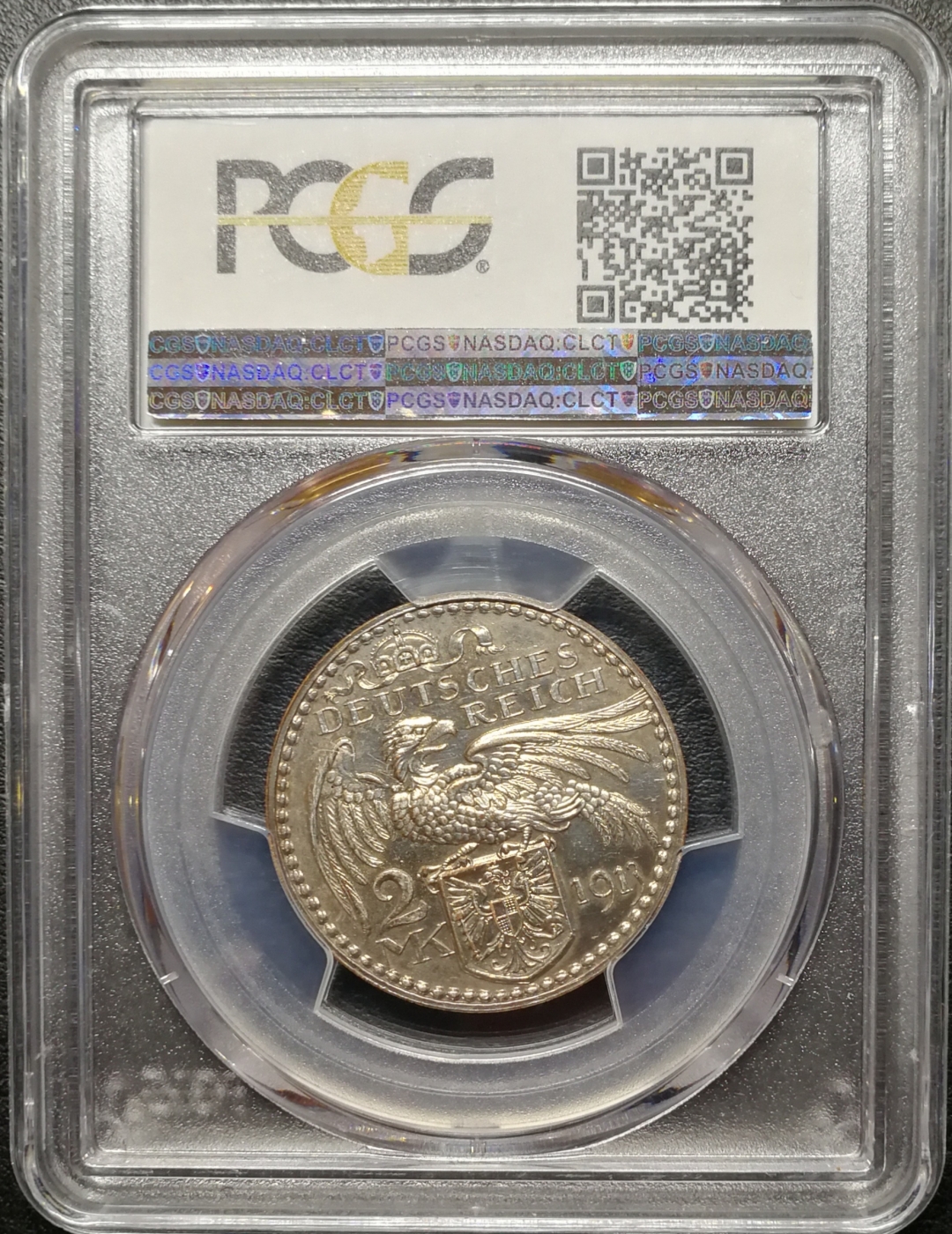 凡希社世界钱币微拍第七十九期 1913巴伐利亚2马克银样PCGS-PF62
