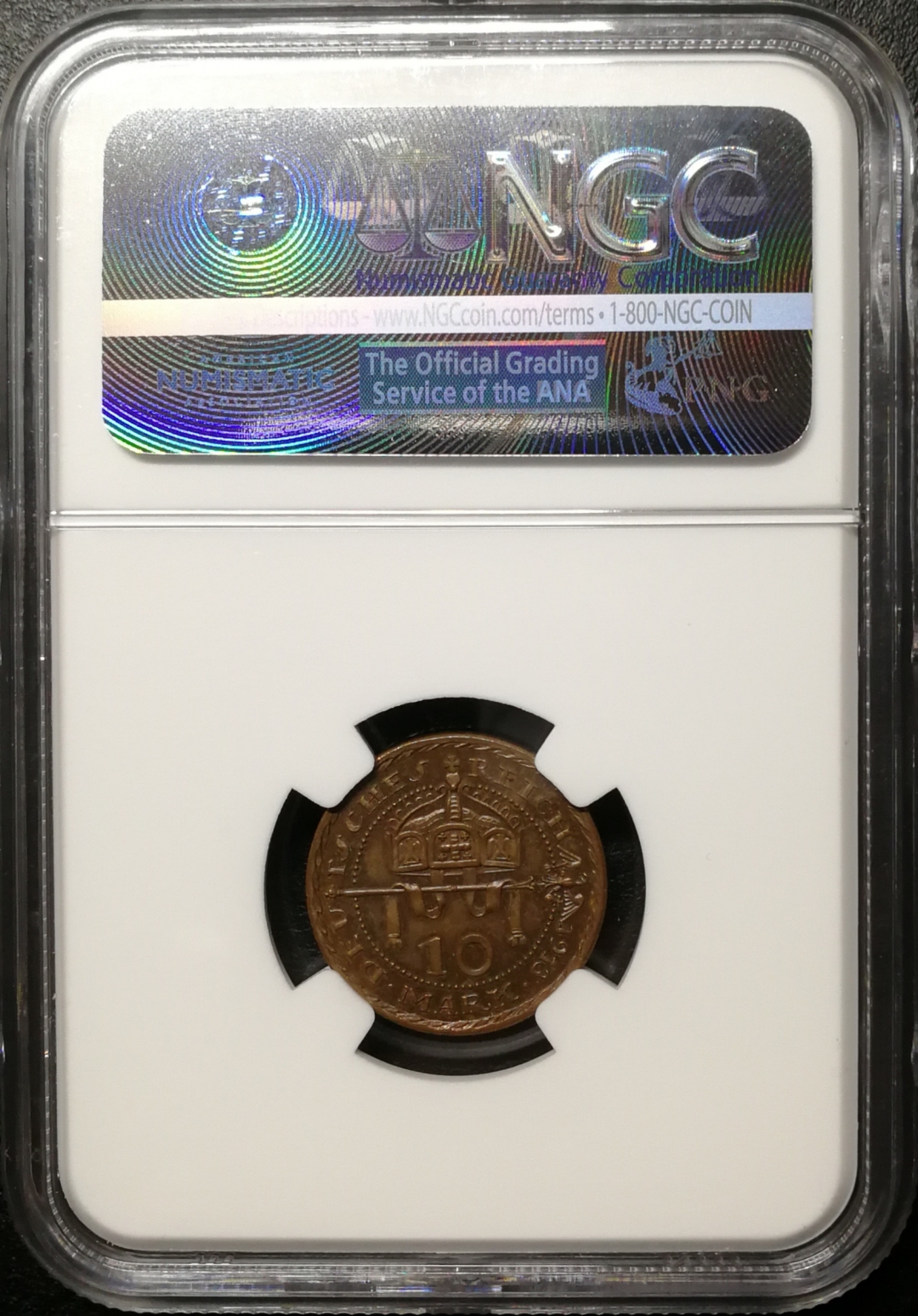 凡希社世界钱币微拍第七十九期 1913巴伐利亚10马克金币铜样哥茨作品NGC-PF64