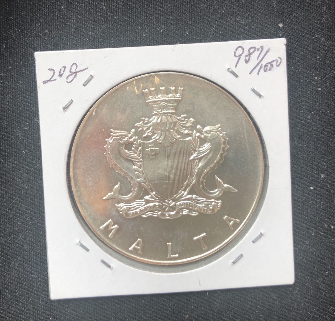 【币观天下】第六十期拍卖 【马耳他】1973建筑银币