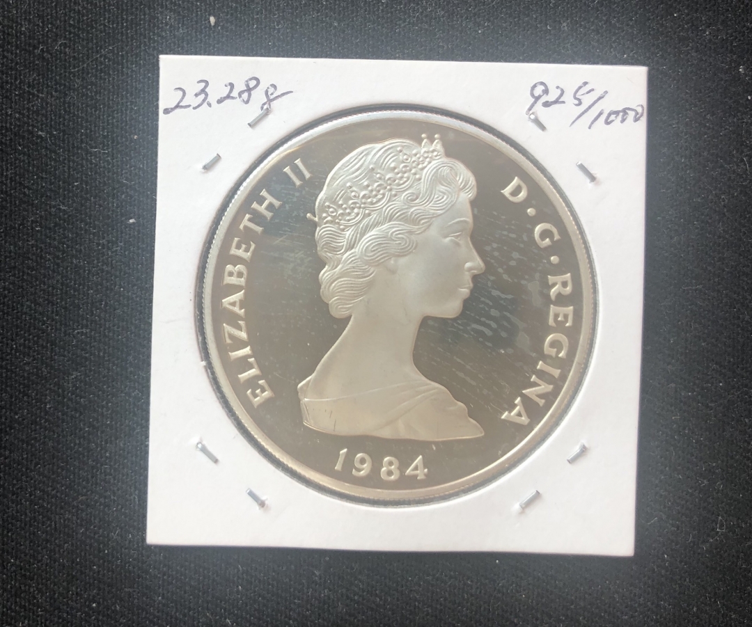 【币观天下】第六十期拍卖 【特克斯和凯克斯群岛】1984奥林匹克运动会银币