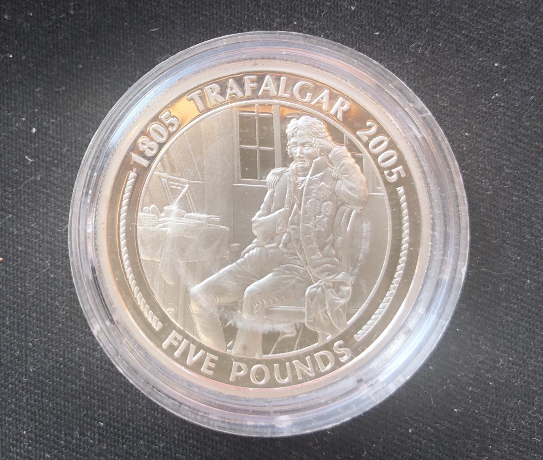 【币观天下】第六十期拍卖 【直布罗陀】2005年特拉法尔加战役精制银币