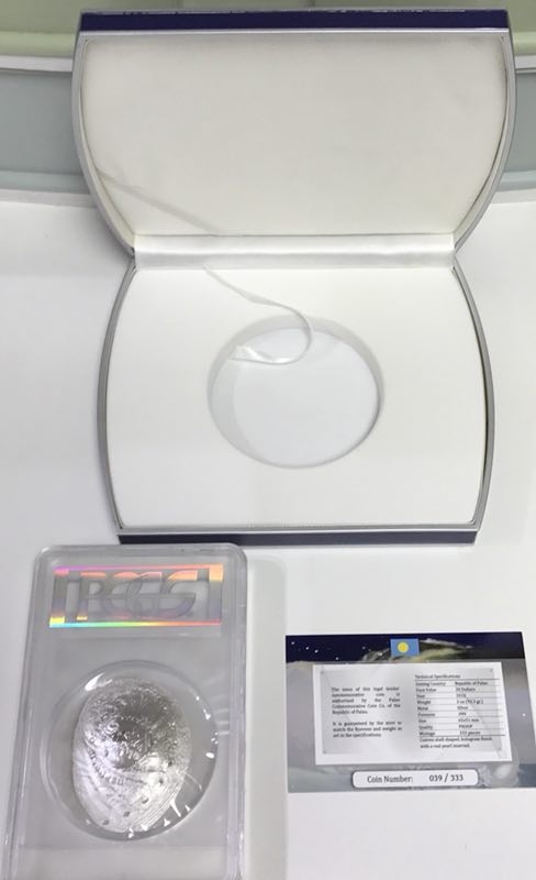 【随心拍】现代金银币拍卖第十二期 【帕劳】2017年3盎司珍珠PCGS69 
