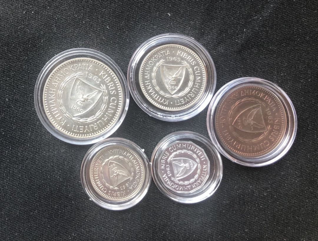 【币观天下】第六十一期拍卖 【塞浦路斯】1963年精制币一套
