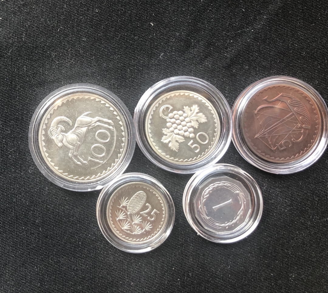 【币观天下】第六十一期拍卖 【塞浦路斯】1963年精制币一套