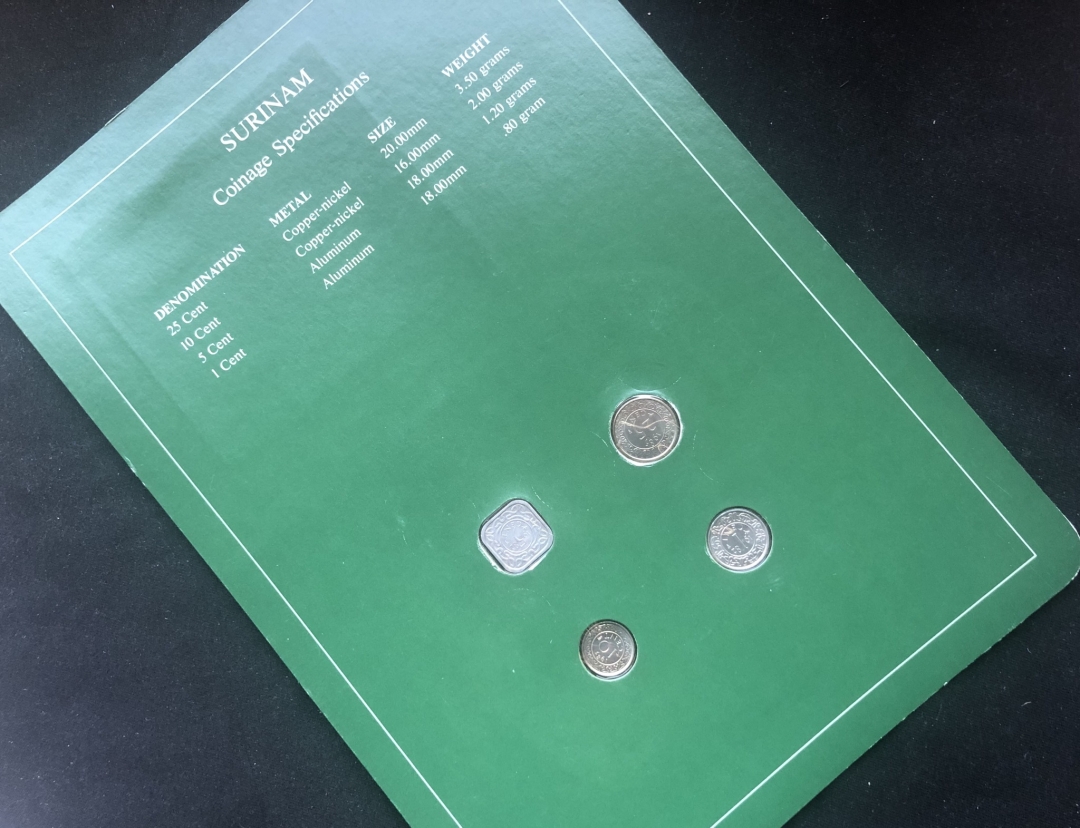 【币观天下】第六十一期拍卖 【富兰克林册子】苏里南流通币4枚