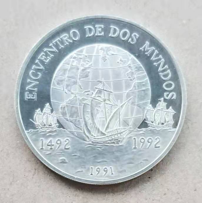 【币观天下】第六十一期拍卖 【智利】1991年发现新大陆500周年纪念银币