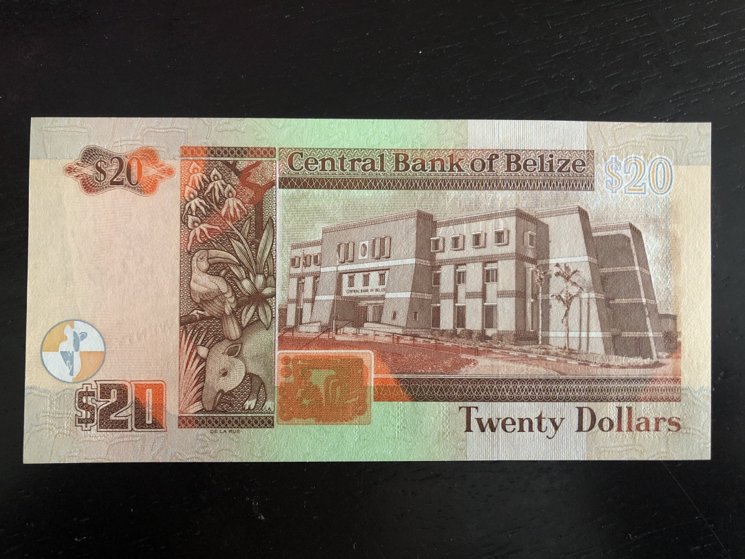 收藏联盟第八十一期拍卖 伯利兹2012年20元 UNC