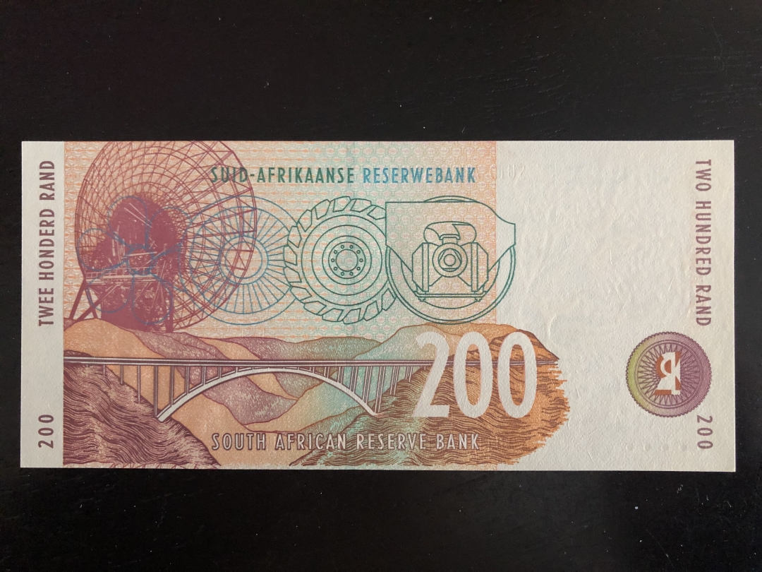 收藏联盟第八十一期拍卖 南非豹子 200兰特 UNC