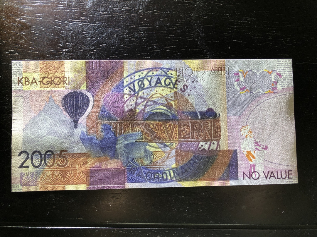 收藏联盟第八十一期拍卖 KBA - GIORI 2005测试钞维尔纳 UNC