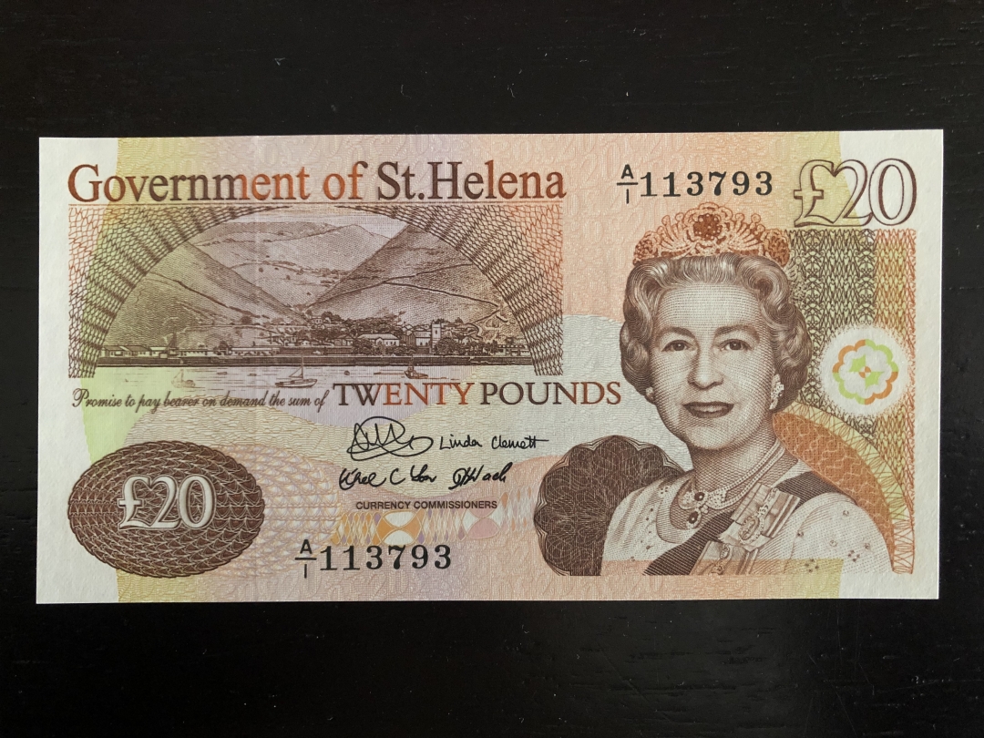 收藏联盟第八十一期拍卖 圣赫勒拿2004年20镑 UNC